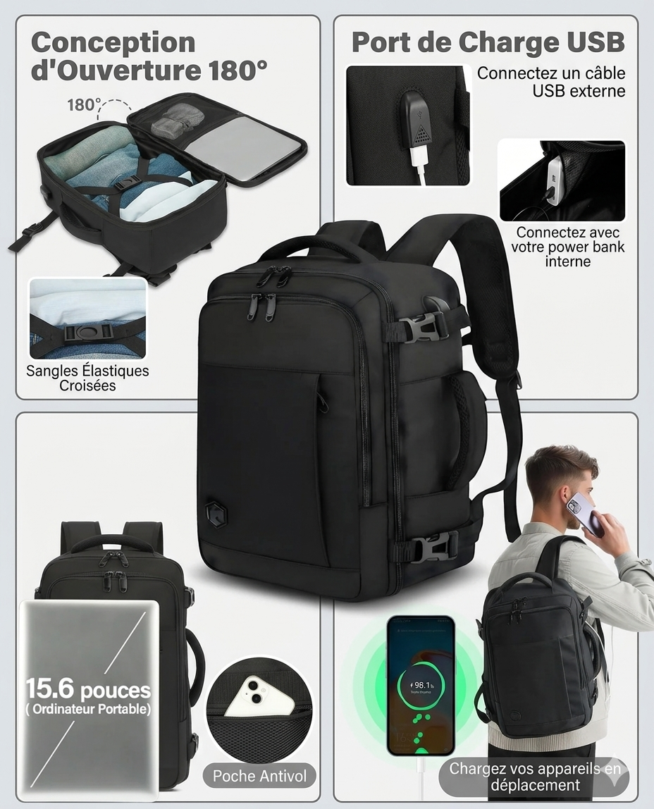 Sac a dos Pro 17 pouce