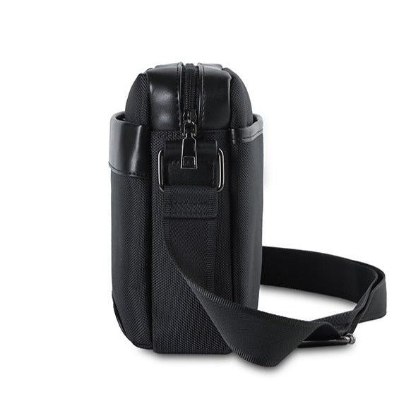 Sacoche Urban Shield – Nylon & Cuir Premium